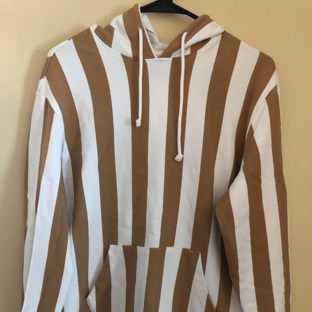PacSun striped hoodie sweatshirt